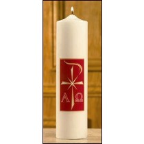 Christ Candle - Alpha Omega