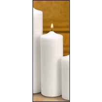 Plain Memorial Pillar Candle